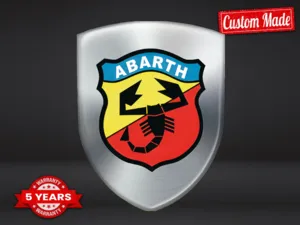 Fiat Abarth Emblèmes Capot Pro Max Résistants Stylés Performance